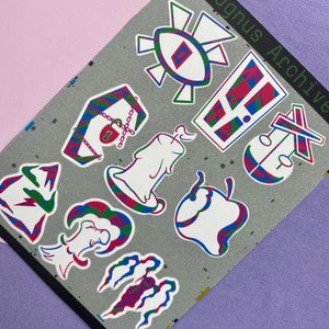 The Magnus Archives Fear Entity Inspired 5x7” Vinyl Waterproof Sticker Sheet // tma art // tma fears // tma podcast