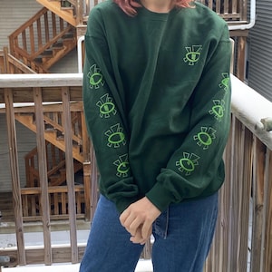 The “Eye” Magnus Archives Inspired Sweater // ScreenPrinted directly onto the sweater’s arms and body