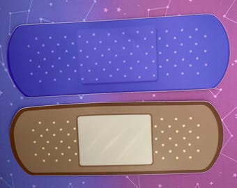 Bandage / Bandaid Bumper Sticker 8” waterproof and car safe