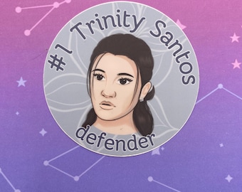 Number One Trinity Santos Defender - trinity santos the Pitt sticker - waterproof Vinyl Sticker