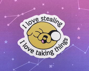 Jake Adventure Time 3” Waterproof Vinyl Sticker