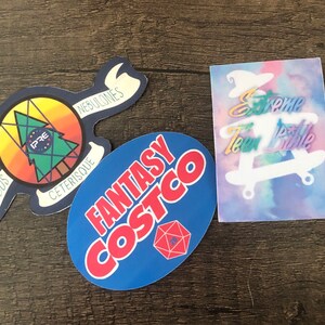 Adventure Zone Sticker 2” Pack Vinyl Water Resistant // podcast sticker set // adventure zone balance // taz fanart // adventure zone fanart