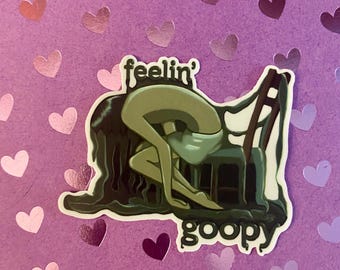 Feeling goopy howl sticker 3”