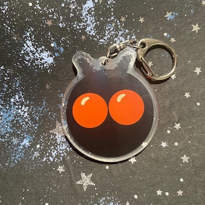 3” Mothman Keychain // cryptid keychain // cryptidcore keychain