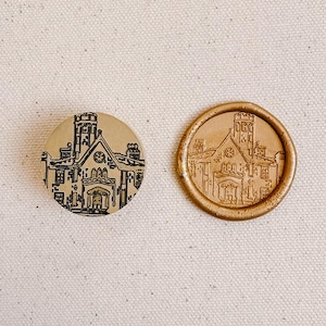 Tampon de cire et cachets personnalisés de 1,25 pouce, cadeau, cachets de cire préfabriqués, faire-part de mariage, bricolage, unique, papeterie, image de marque, monogramme, fait main