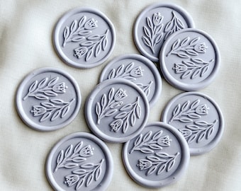 Set of 9 Tulips wax seals, Stickers, Self-adhesive, DIY Wax Seal, Seal stamp, Party, Invitations, Gift, Floral, Botanical, Wedding ideas