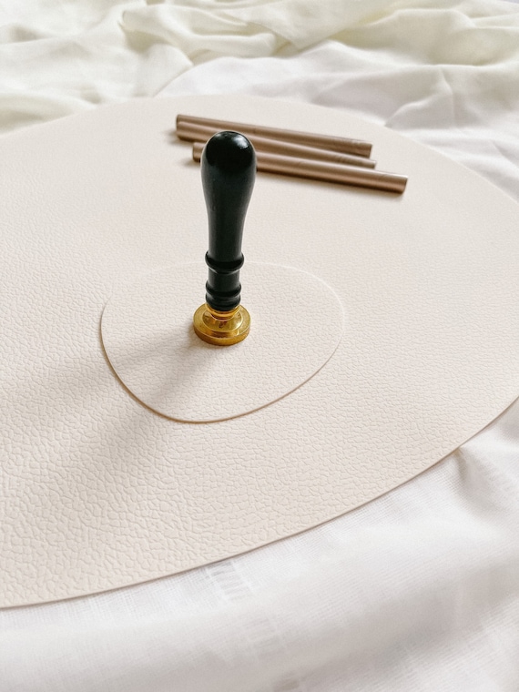 Wax seal silicone mat, non-stick surface, wax seal stamp, premade wax seals, reversible