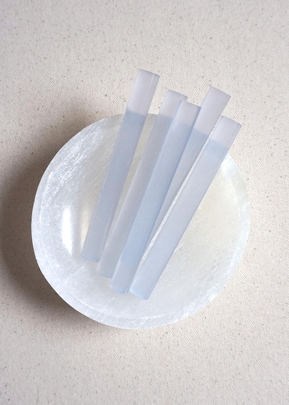 Crystal clear glue sticks, DIY kit, Craft supplies, Wedding invitations, Gift set, Stickers, Premade wax seals, Cleaning sticks, Transparent