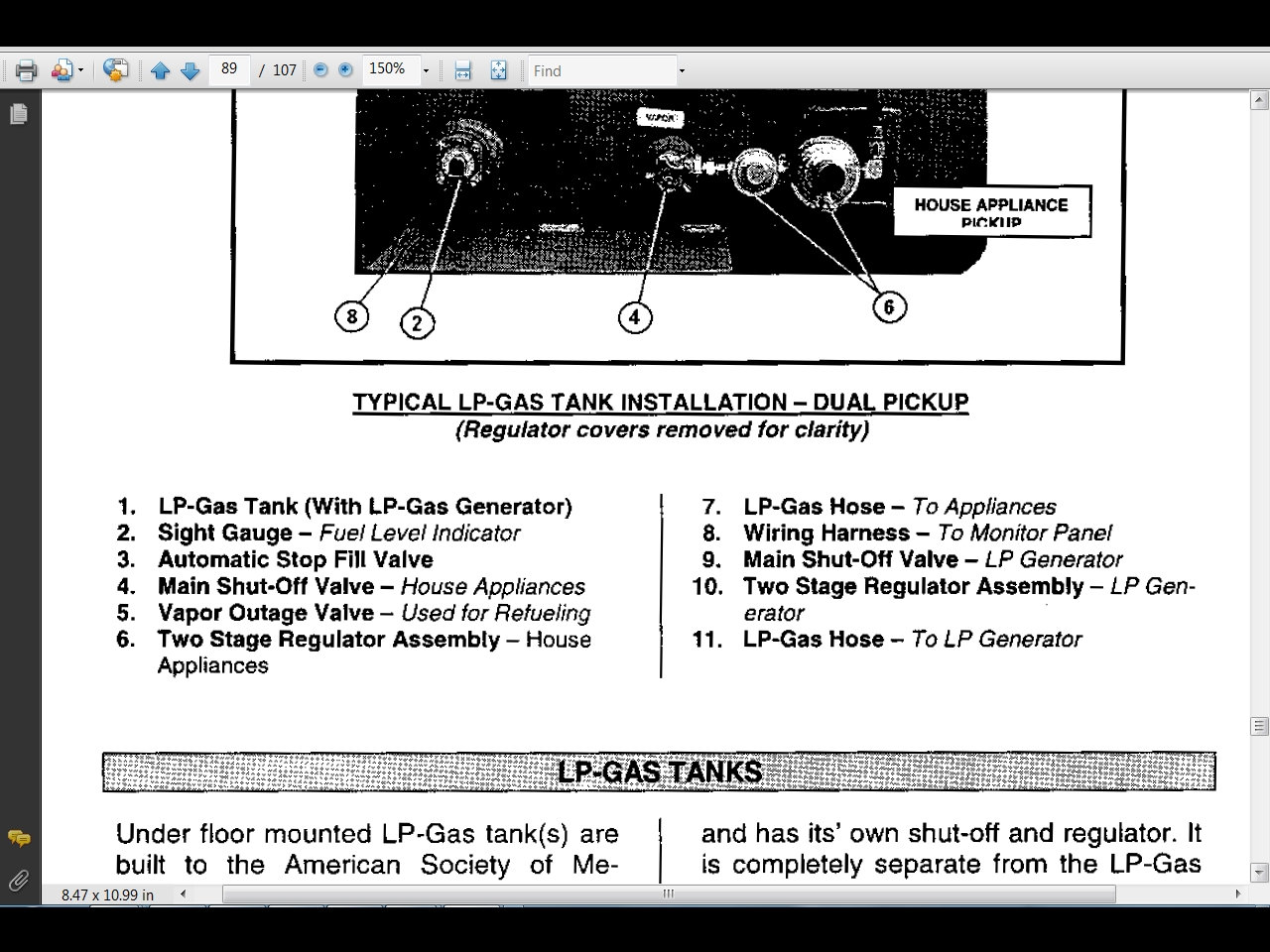 TRADEWINDS MOTORHOME Manuals 435pg 1997 1998 1999 2000 2001 RV Service