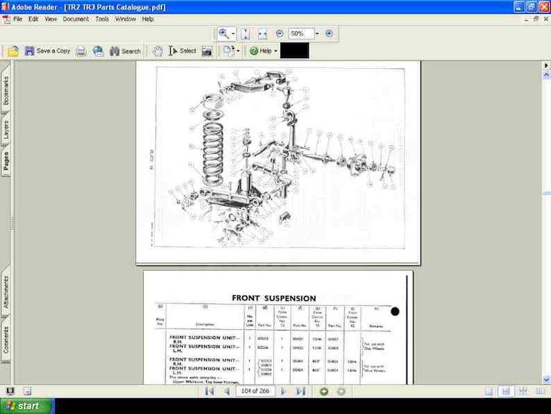 TRIUMPH TR2 TR3 Service Manuals Over 400pgs W/ Frame Repair