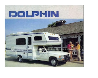 DOLPHIN Motorhome Operations Manual - 610pgs for Toyota Mini-Motorhome RV Service and Repair with Furnace AC & Appliance Data