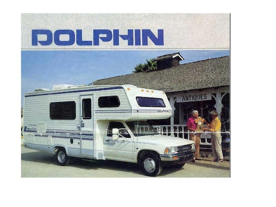 Dolphin Motorhome Operations Manual 610pgs For Toyota Rv 