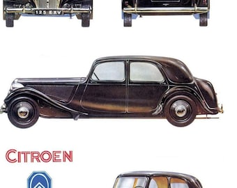 CITROEN LIGHT 12 15 Workshop & Parts Manual -280 páginas con diagramas de piezas de información de reparación de servicio y planos para los modelos Dx Dy Dv Dt Dh DiE