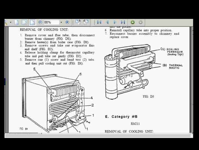 Dometic Refrigerator Troubleshooting Manual