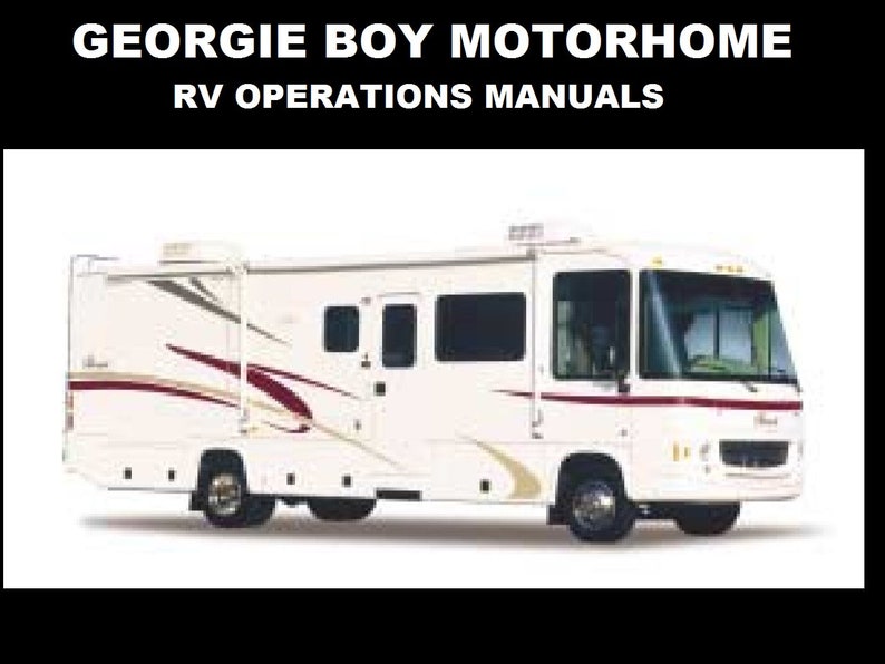 BOY 19902004 Motorhome Manuals 410 Pgs With RV Service