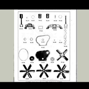 Whippet Addict Exploded WILLYS-OVERLAND WHIPPET 96 Parts Manual - 165 Pages With Exploded ...