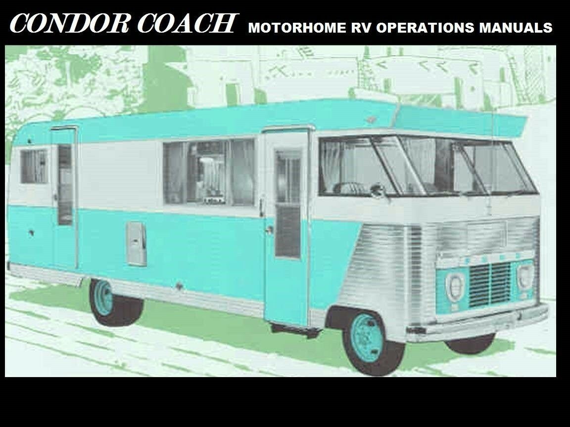 Condor 33 Rv CONDOR COACH Motorhome Manual -355pgs for RV Appliance Service ...