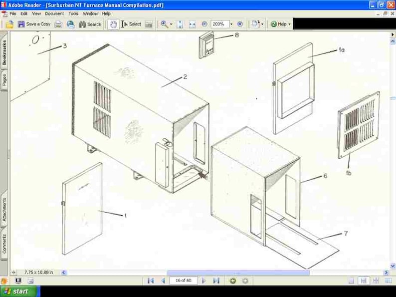 MOBILE TRAVELER Motorhome Operations AC + Furnace Manuals 600pgs for Rv Service Repair & Maintenance image 4
