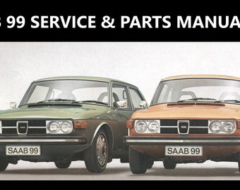 SAAB 99 Service & Parts Manuals -1250pg for 1969 - 1974 Service Repair and Tuning w/ Detailed Overhaul Instructions for 1970 1971 1972 1973