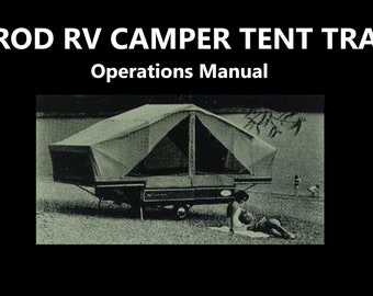 NIMROD RV Camper Operations Manual -325 pages for Tent Trailer Maintenance 5th Wheel Appliance Service & Repair Manuals