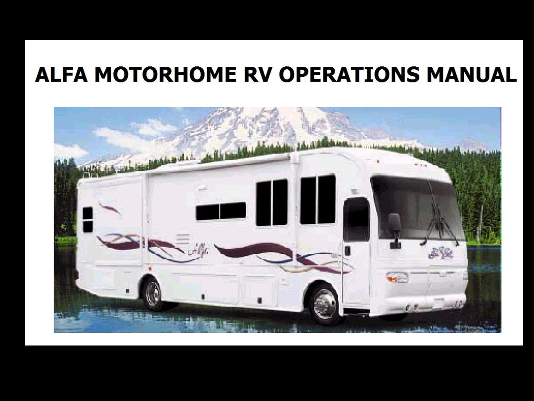 ALFA RV Motorhome Service Manual - 320pg for 2001 2004 Motorcoach