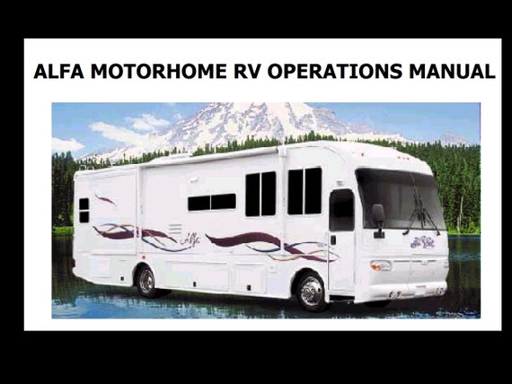 Alfa Rv Motorhome Service Manual 320pg For 2001 2004 