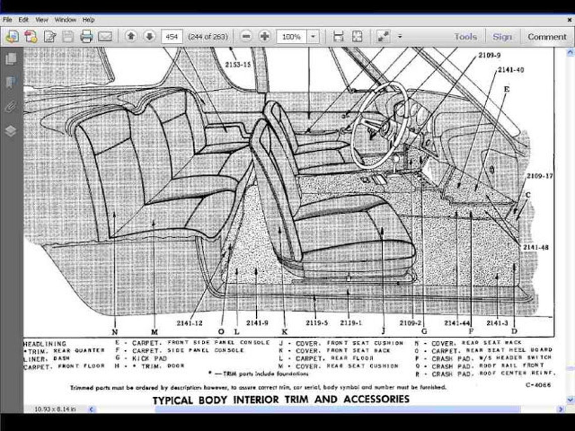 STUDEBAKER AVANTI Parts Manual 260pgs With Detailed Exploded Diagrams