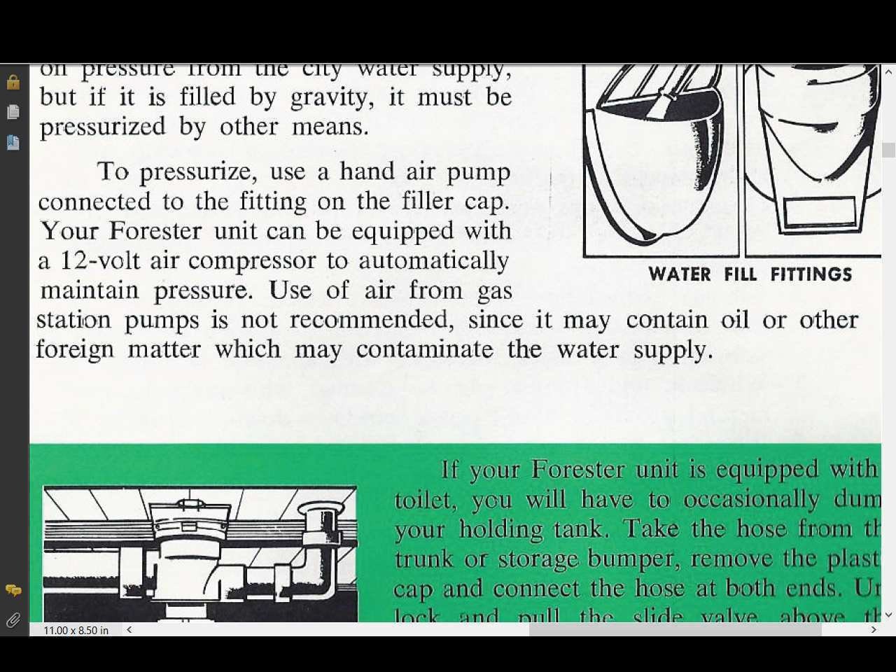 FORESTER Trailer RV Manual 230 Pages With Camper Appliance Operation