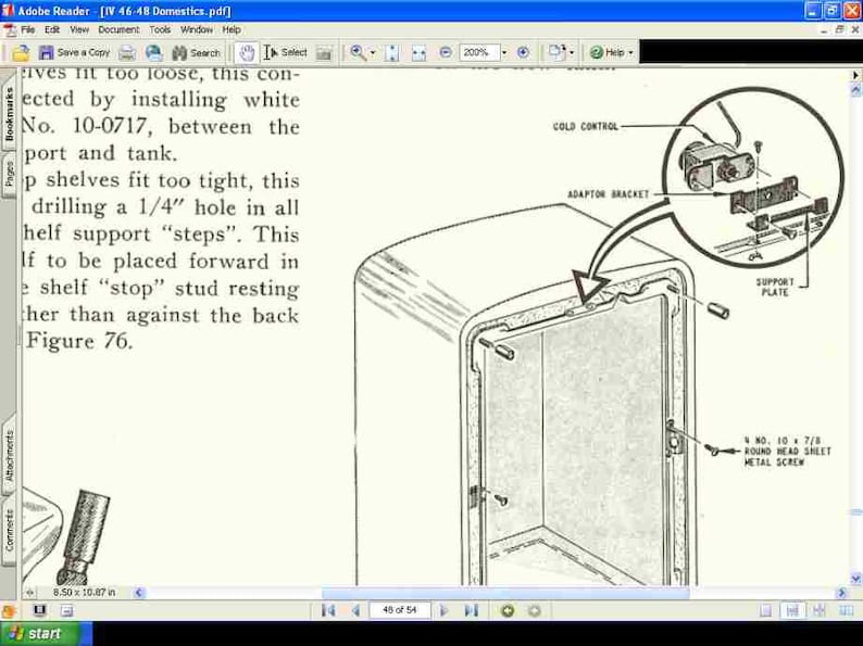 REFRIGERATOR SERVICE Manuals 240pgs for Testing and Repair of