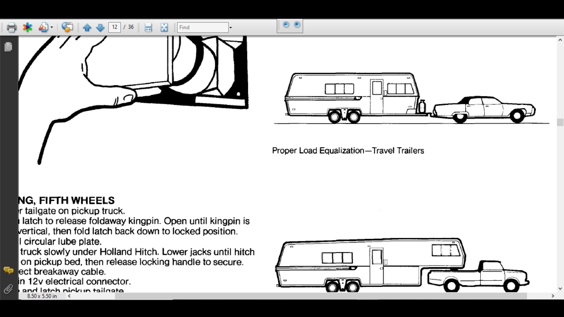 HOLIDAY RAMBLER Travel Trailer RV Manual 320 Pages With Ramblette