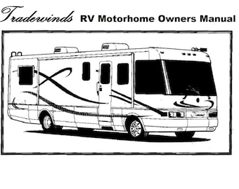 TRADEWINDS MOTORHOME MANUALs 435pg 1997 1998 1999 2000 2001 RV Service & Repair