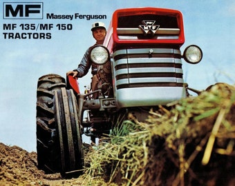 Massey Ferguson MF 135 148 Tractor Workshop Manual -535pg with MF135 MF148 Service & Repair Instructions