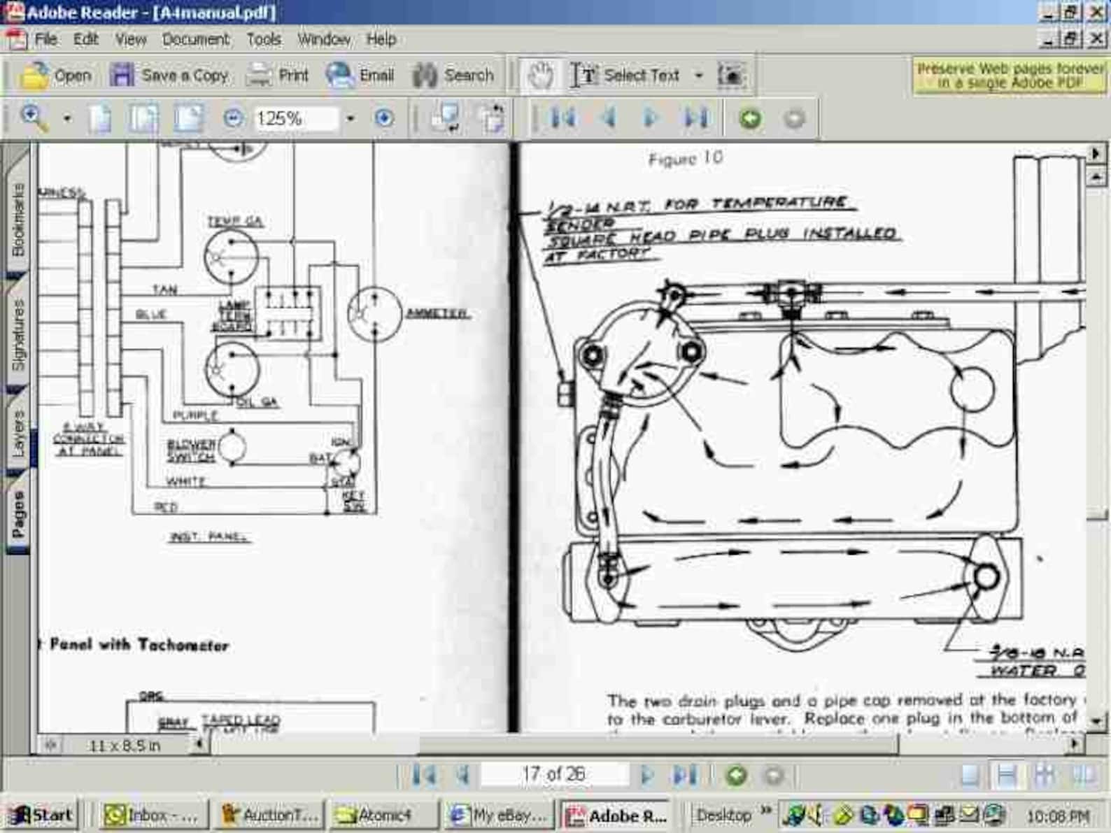ATOMIC 4 BOAT ENGINE Manuals 100 Pages for Universal Marine Yacht Motor