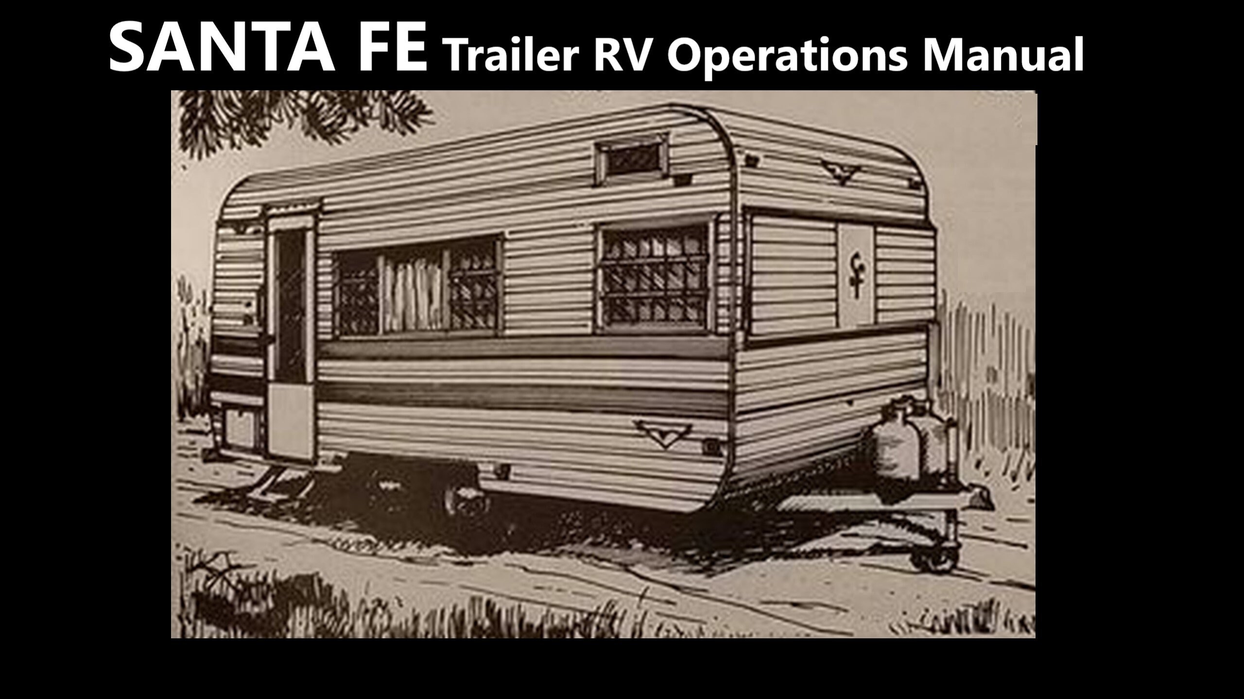 TRAVELEZE SANTA FE Camper Trailer Service Manuals -320pg for Travel Eze Rv Operations Maintenance and Repair