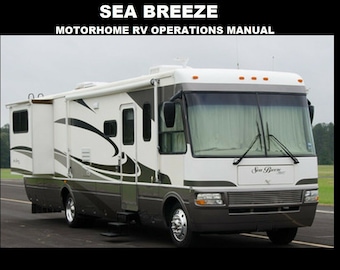 SEABREEZE SEAVIEW Motorhome Operations Manual - 430pgs for Sea View RV Class A Motorcoach  Appliance Furnace & A/C Service and Repair