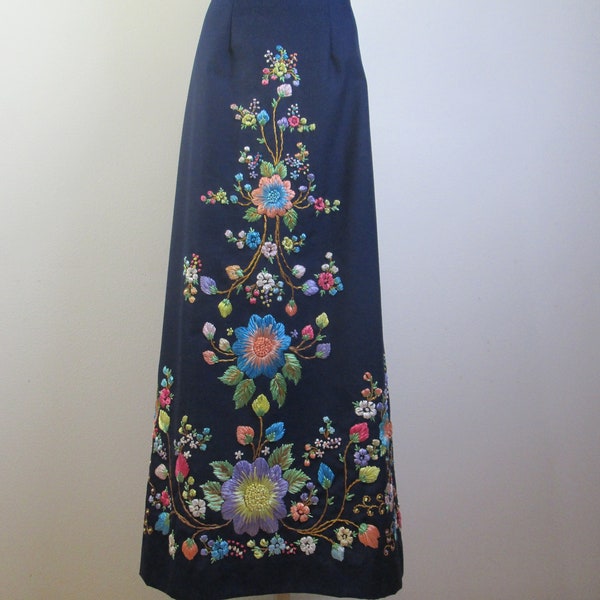 Embroidered flowy skirt main image 0