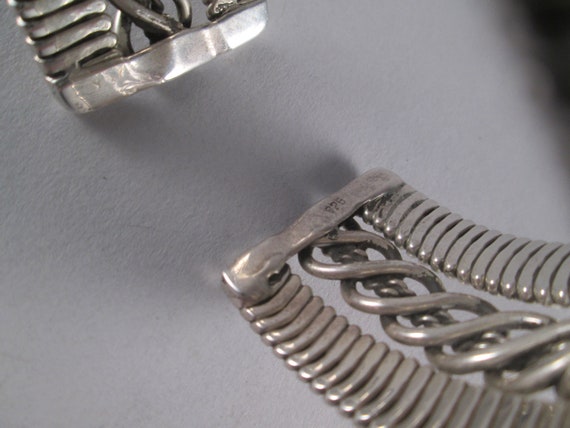 Heavy Studio Sterling Silver Cuff Bracelet, Gas P… - image 5