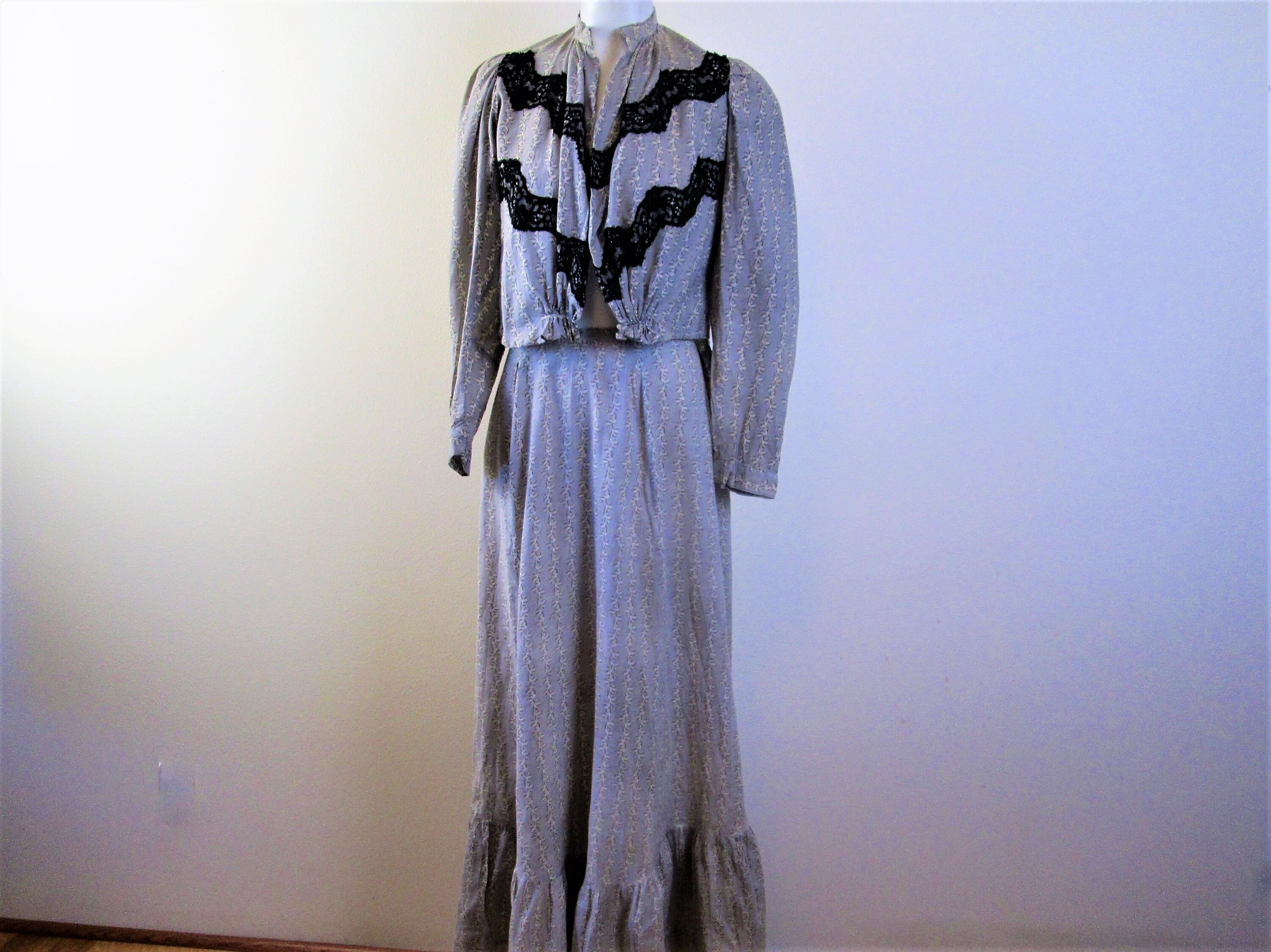 Antique calico dress - Etsy 日本