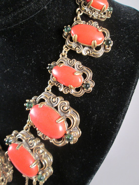 ANN TAYLOR Massive Festoon Necklace. Vintage 1980… - image 3