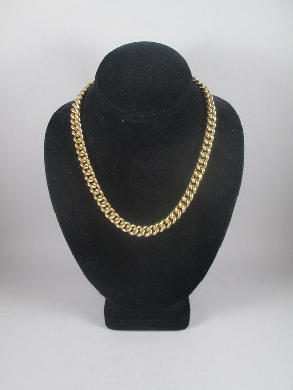 GIVENCHY Gold Chain Necklace.  Gold Plating, Heavy