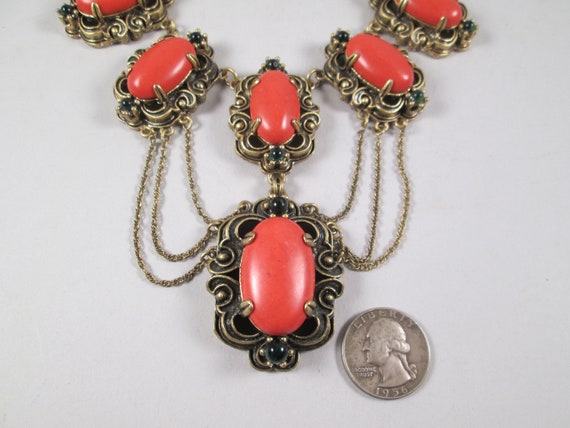 ANN TAYLOR Massive Festoon Necklace. Vintage 1980… - image 6