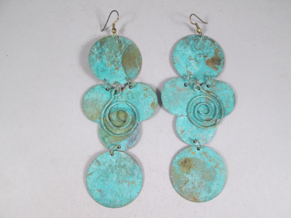 Massive Shoulder Duster Earrings.  Lightweight Ve… - image 5