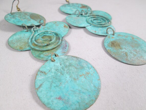 Massive Shoulder Duster Earrings.  Lightweight Ve… - image 4