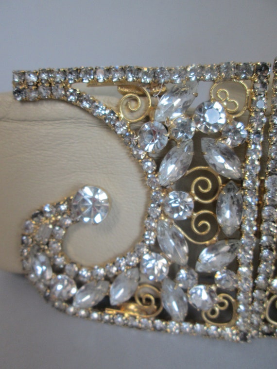 PIERRE CARDIN Ultra Rare Jeweled Belt Buckle.  Ic… - image 4