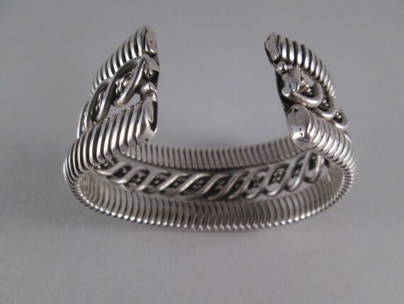 Heavy Studio Sterling Silver Cuff Bracelet, Gas P… - image 4