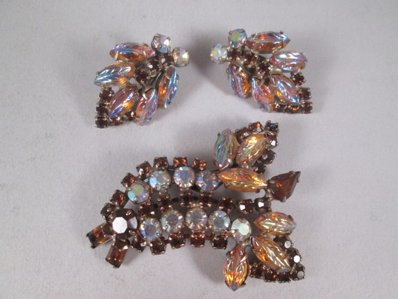 Collier Juliana Delizza & Elster En Cristal Taillé Feuille - Multi-couleurs - Occasion Porté