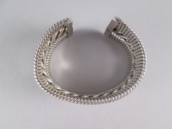Heavy Studio Sterling Silver Cuff Bracelet, Gas P… - image 2