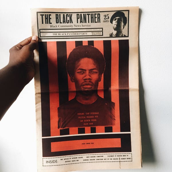 The Black Panther Party Newspaper -- August 1970