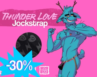 Thunder Love Jockstrap by ArtyChikle |Underwear | Undies | jockstrap | Jocks | Fun | colorful