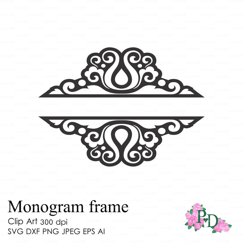 Free Free 84 Wedding Monogram Svg SVG PNG EPS DXF File